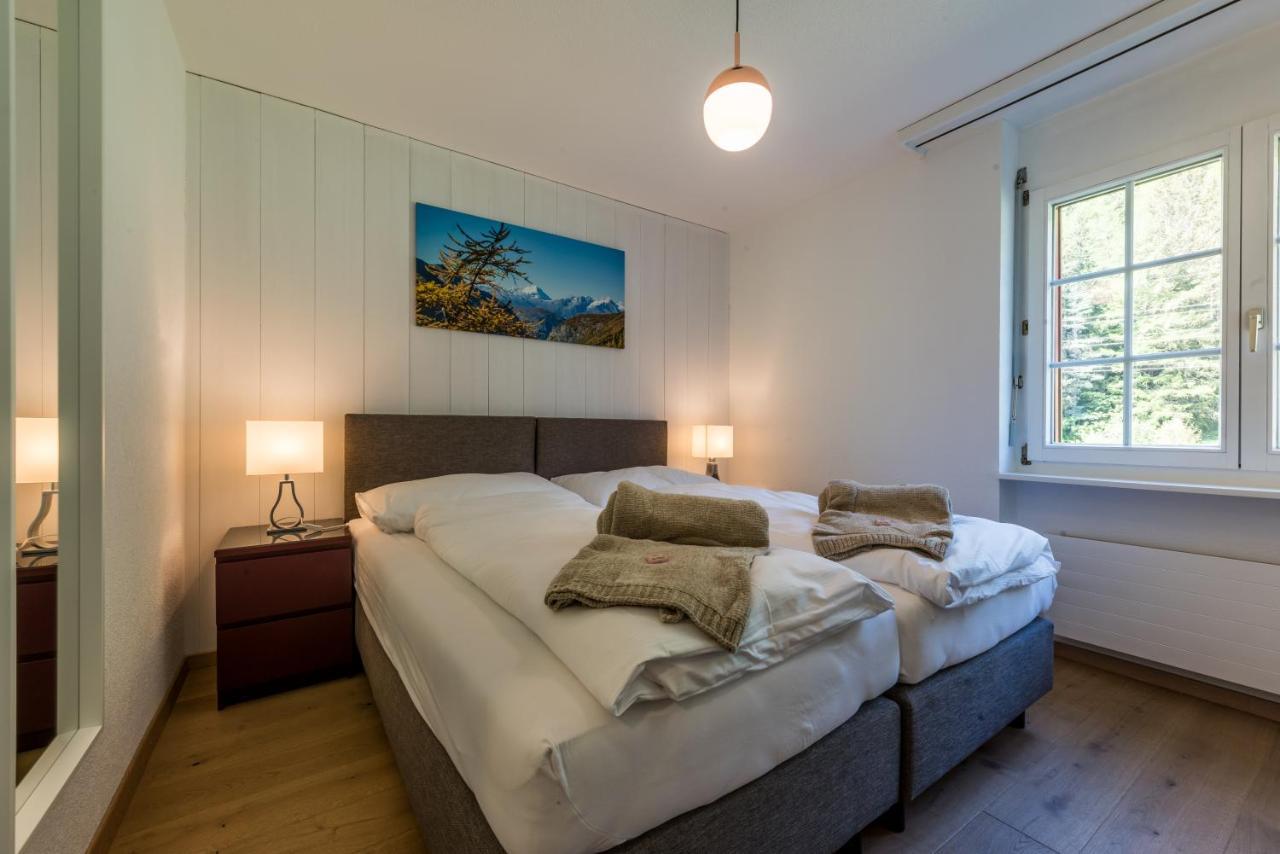 Ferienwohnung Haus Antares Saas-Grund Exterior foto