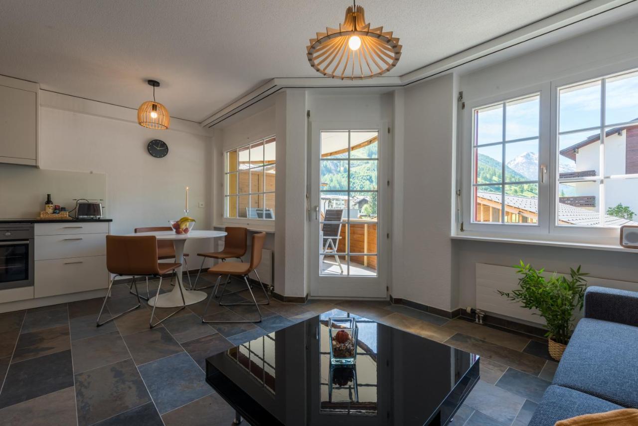 Ferienwohnung Haus Antares Saas-Grund Exterior foto
