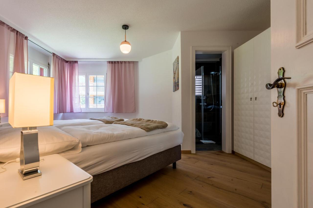 Ferienwohnung Haus Antares Saas-Grund Exterior foto
