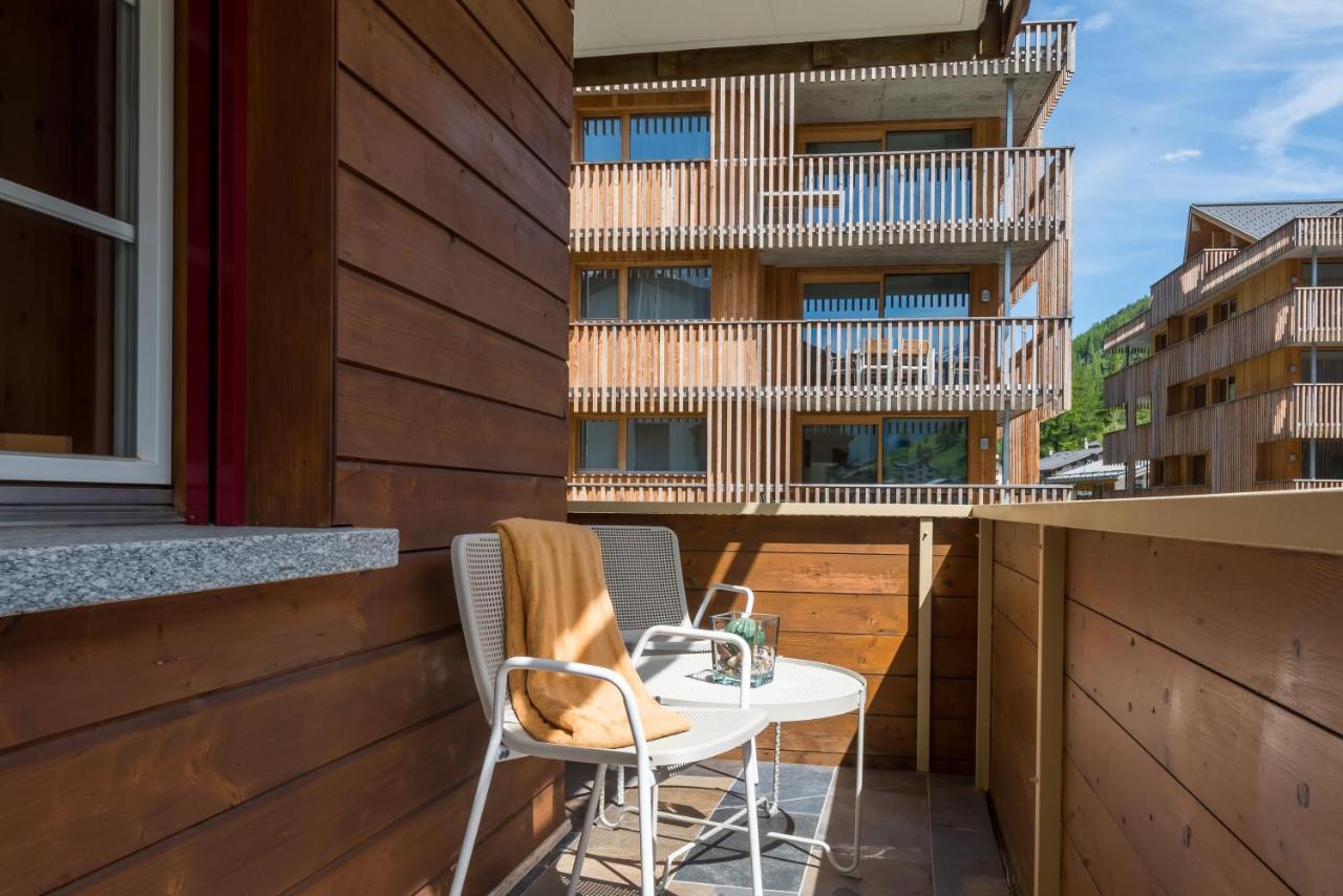 Ferienwohnung Haus Antares Saas-Grund Exterior foto