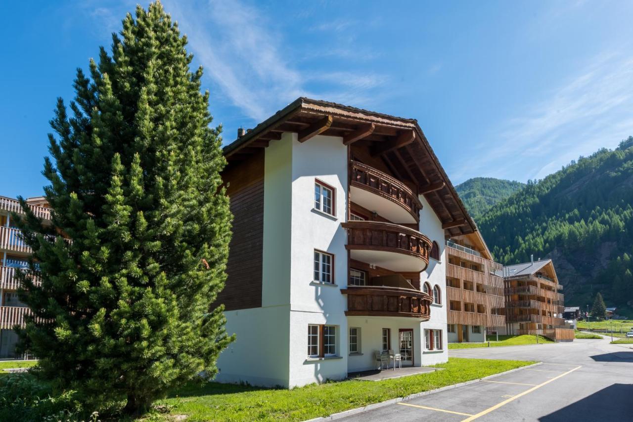 Ferienwohnung Haus Antares Saas-Grund Exterior foto