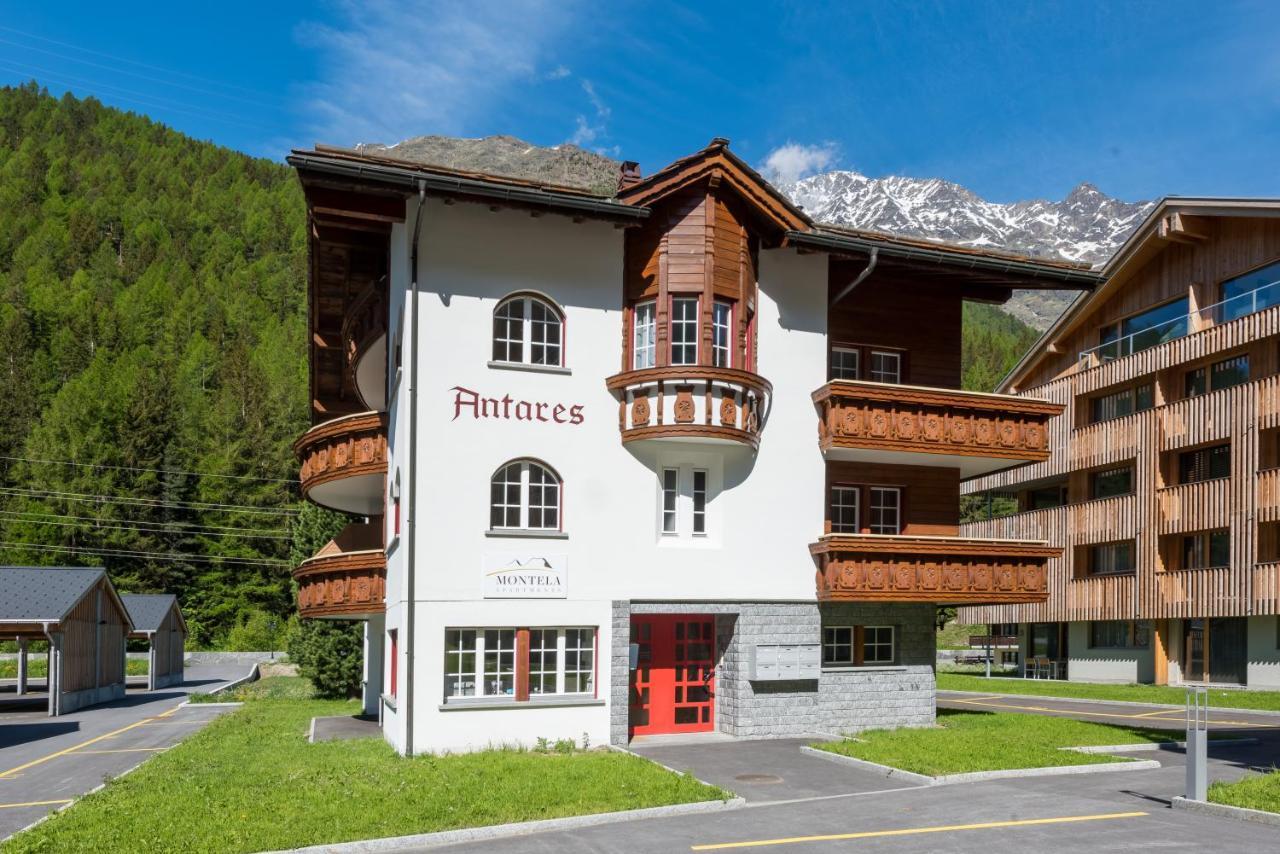 Ferienwohnung Haus Antares Saas-Grund Exterior foto