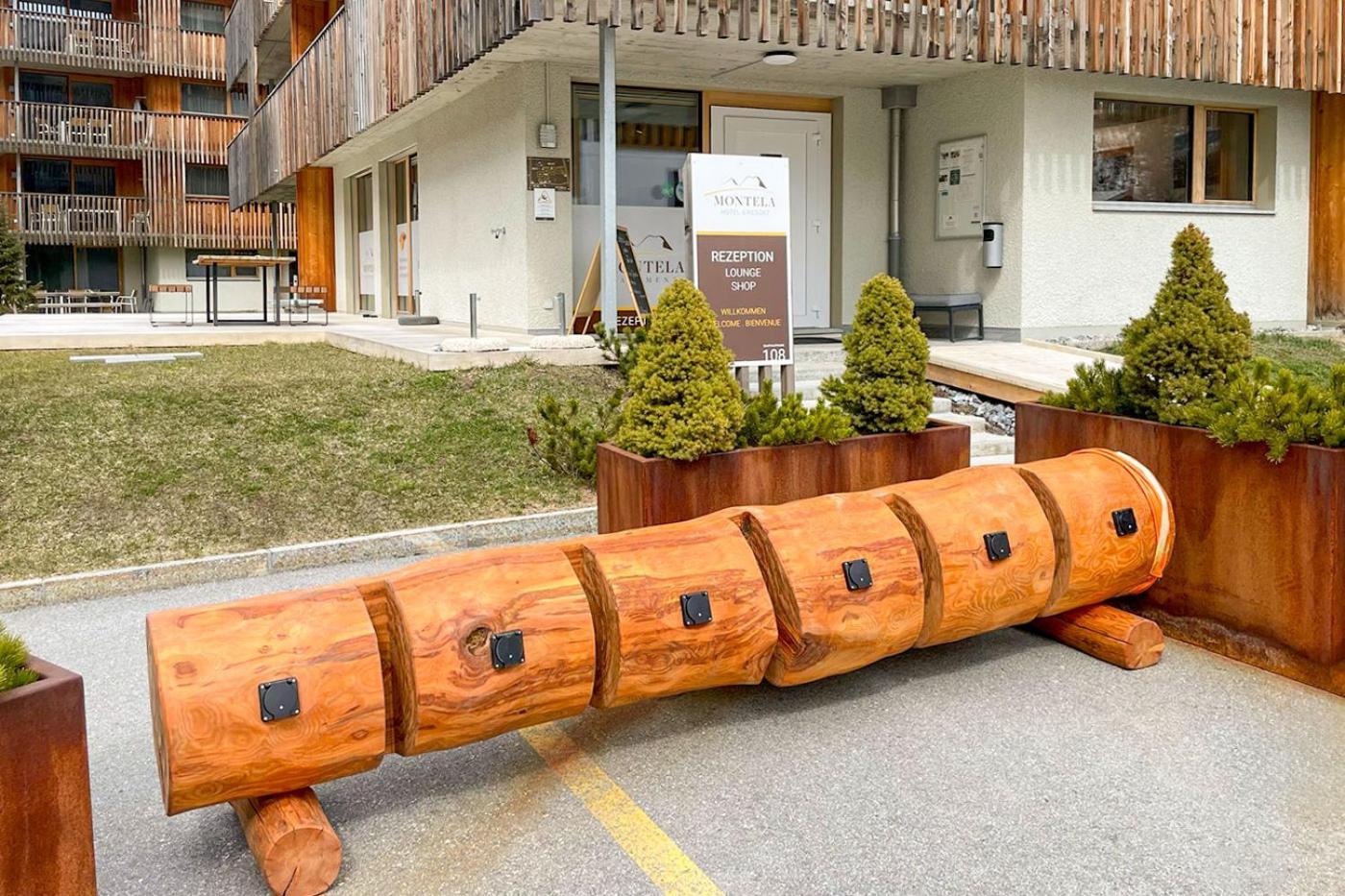 Ferienwohnung Haus Antares Saas-Grund Exterior foto